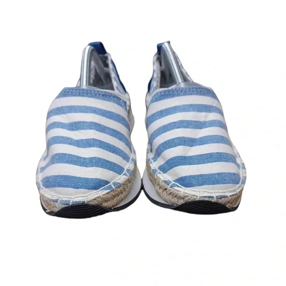 United Colors Of Benetton Espadrilles  Blue And White Size 36 - Picture 2 of 8